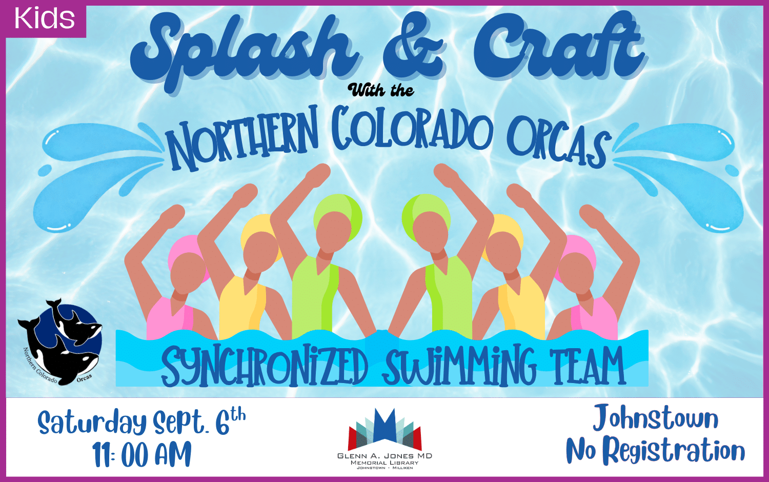 Splash & Craft in Johnstown. Sept. 6th @11 am.
