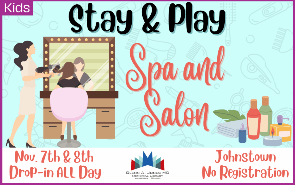 Stay & Play Spa Day. November 7th and 8th. All Day, no registration.
