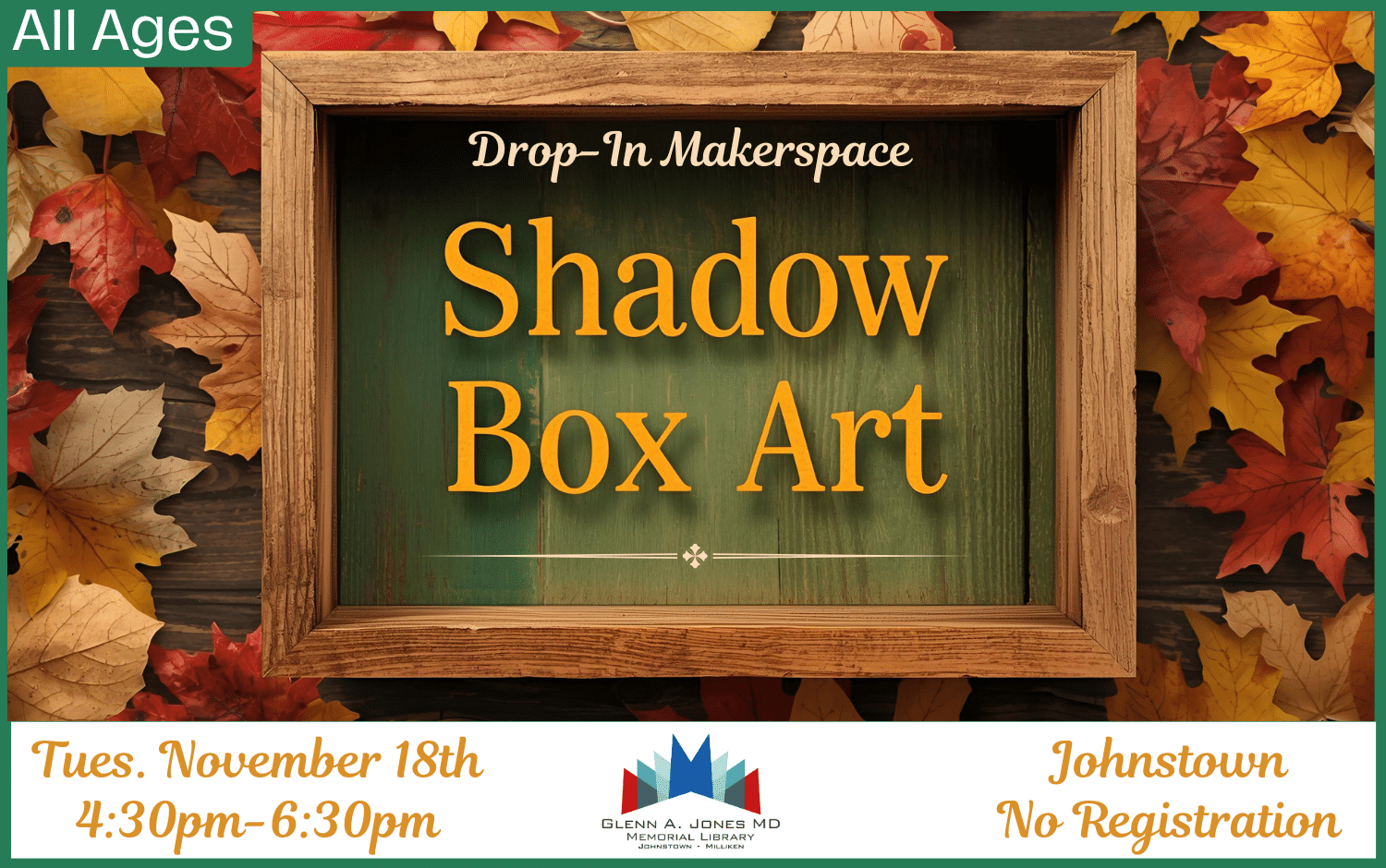 Drop-In Makerspace Shadow Box Art