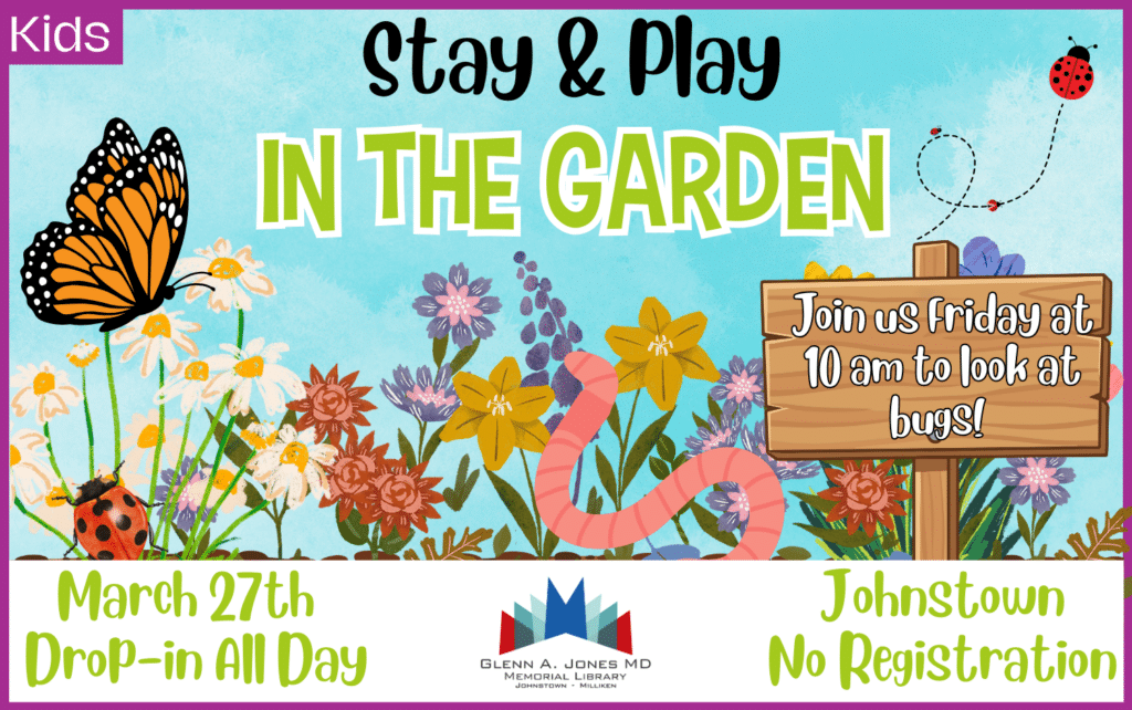 Stay & Play In the Garden March 27th All Day