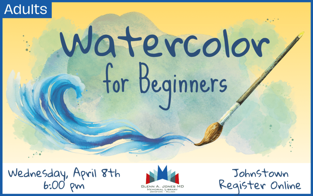 Watercolor Class for Beginners. April 8th @ 6pm